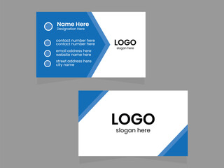 modern business card template, visiting card design