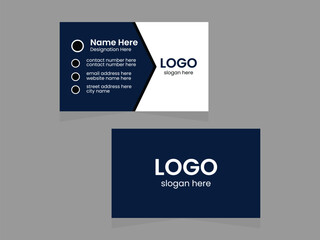 modern business card template and visiting card design