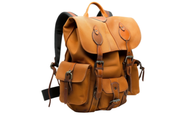 Travel Backpack for Minimalists: Simple, Functional Design for Everyday Use Isolated on Transparent Background