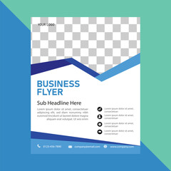 WebBusines Brochure Flyer design in a4 template