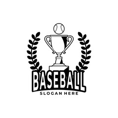 Baseball Championship logo design. Baseball competitions logo icon. Baseball sport logo design template