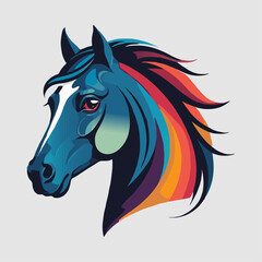 horse head vector illustration