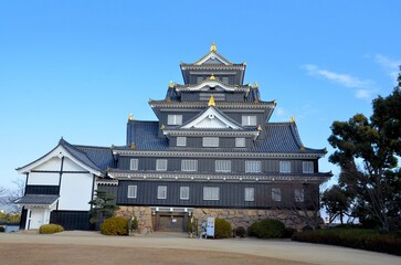 Fototapeta premium 岡山城 天守閣