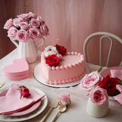 Enjoy a romantic Valentine's Day Cake