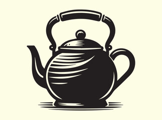Classic Teapot Silhouette Shape