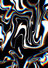 Y2K Black Liquid Abstract Texture Background
