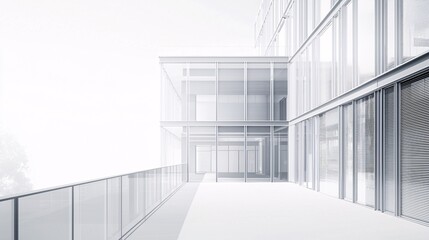 Obraz premium image of an empty shopping mall in China with closed stores, reflecting the economic slowdown, isolated on a white background. China and the World Economy [China]:[Economy Slowdown] Empty shopping 