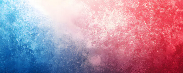 Fototapeta premium Abstract Blue and Red Grunge Texture Background Image with Splashes and Gradient