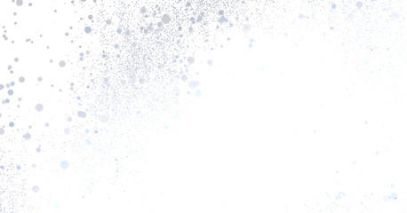 Glimmering light blue particles on white. Perfect for websites, cards, and presentations.
