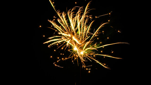 Colorful fireworks in the night sky - Powered by Adobe