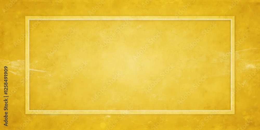 Poster Golden textured background with a subtle off-white rectangular frame