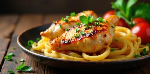 Frango assado ao forno com pimenta e ervas arom?ticas, assado, pimenta, frango