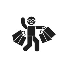 Happy Shopping Spree Success Icon