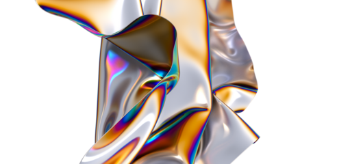 Radiant Chromatic Palette: An Enchanting 3D Journey of Colors