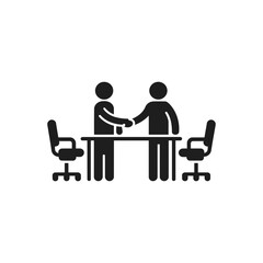 Professional Deal Handshake Icon