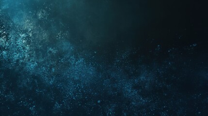 Obraz premium Mysterious Blue Background with Subtle Texture for Design. Banner Template with Central White Space for Text. Ideal for Minimalist Elegance Projects.