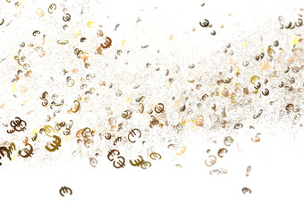 Golden Glitter Explosion