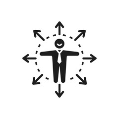 Multiple Direction Business Icon