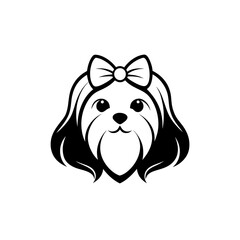 logo showcasing a Shih Tzu head