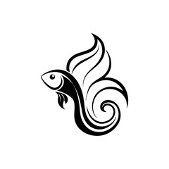 fish tattoo vector