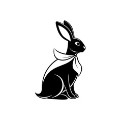 vector illustration of a rabbit