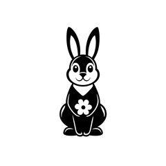 vector illustration of an easter bunny