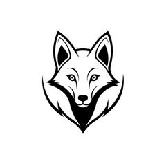 fox head vector illustration