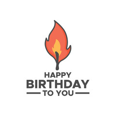 Happy Birthday To You Calligraphy lettering card. calligraphy isolated on white background
Happy Birthday typography design vector. Beautiful greeting card scratched calligraphy black text word. 