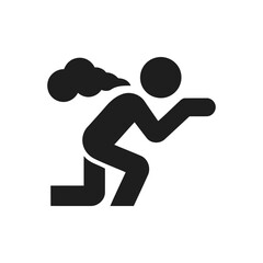 Exhausted Person Kneeling Icon