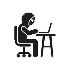 Digital Hacking Computer Icon