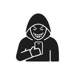Cyber Criminal Mobile Icon