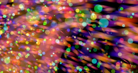 Abstract Blurred Lights Background
