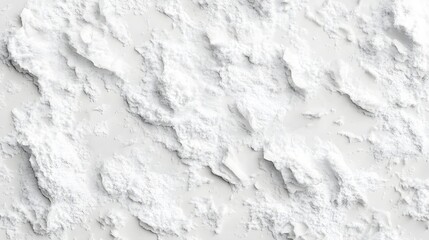 Fototapeta premium White Powder Texture Background: High-Resolution Close-up of Granular Surface