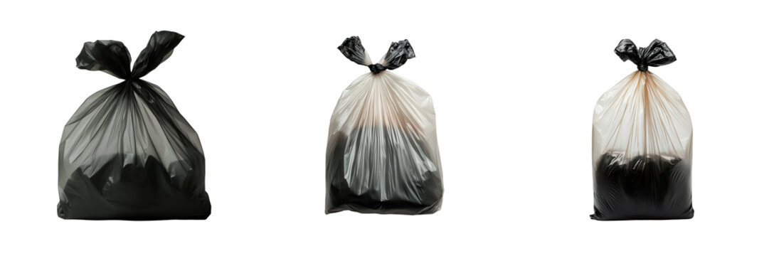 Cleanliness in urban waste collection on transparent background
