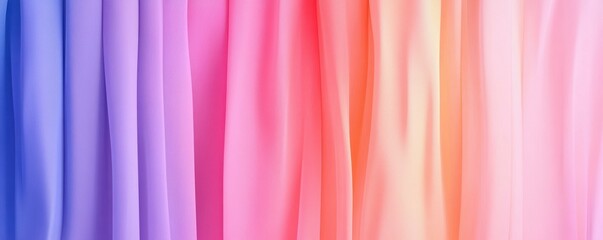 Colorful Gradient Fabric Folds Abstract Design Backdrop