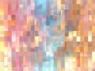 Obraz premium Iridescent Blocks Mosaic Abstract Background Texture