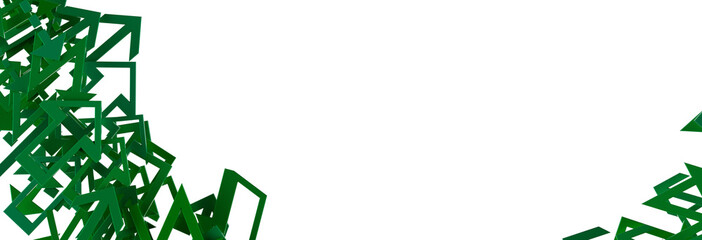 Abstract Green Arrows Background