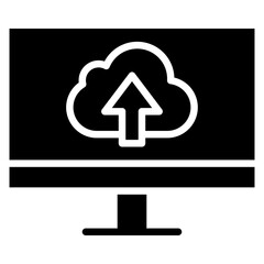 Cloud Glyph Icon