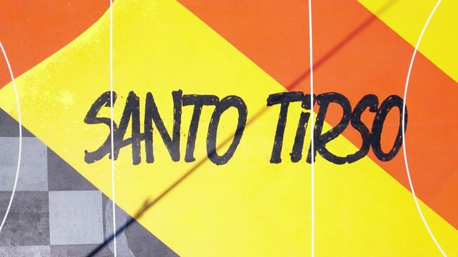 Santo Tirso, Portugal, January 18, 2025: DRONE AERIAL FOOTAGE - The 3&times;3 BasketArt Santo Tirso by Oats Ink.