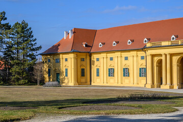 Lednice Castle complex, UNESCO World Heritage site in the South Moravia region in Lednice, Czech Republic