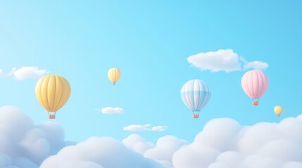 Fototapeta premium hot air balloon