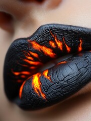 Devastating Wildfire Imagery on Lips