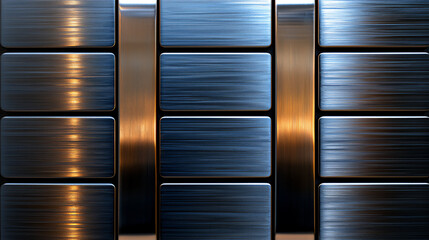  brushed titanium with horizontal lines
