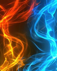 Fototapeta premium Cosmic Storm Unleashes Glowing Mist An Ethereal Perspective in a Surreal Celestial Sphere