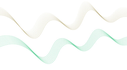 Abstract black lines wave curve motion on white, Curve wave seamless pattern. Thin wavy line abstract background. 