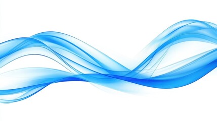 Serene azure motion lines abstract background design composition