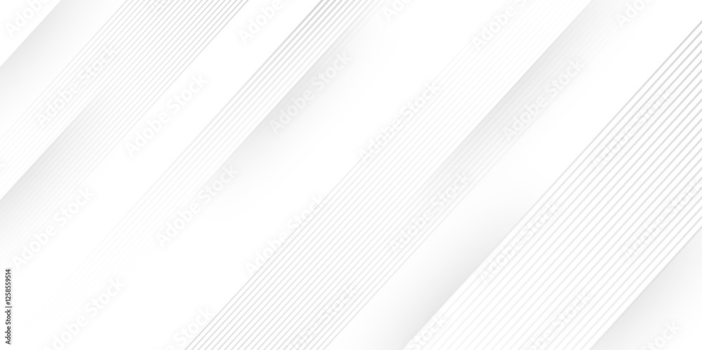Aufkleber Elegant abstract background with grey lines with shadow. modern abstract gray line light dynamic shape composition background. Gray and white geometric background with copy space. , Modern design.	
