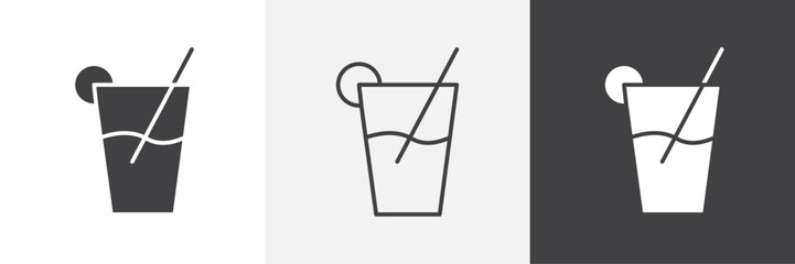 Drink icons graphics pack vectors.