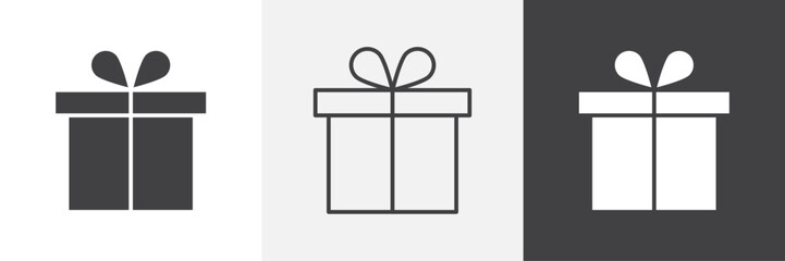 Gift icons graphics pack vectors.