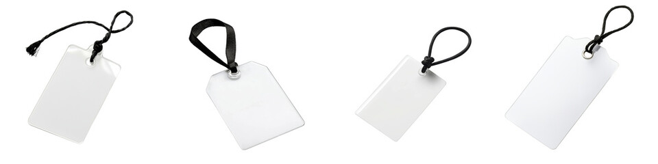 Blank tags for labeling or identification, versatile for various uses